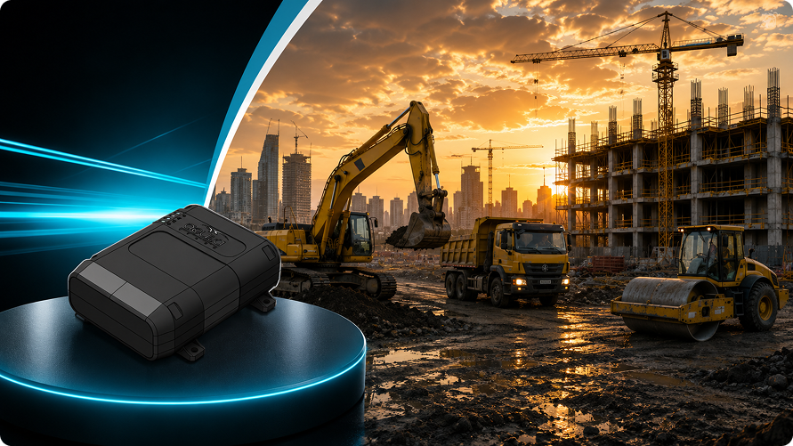 Smarter Asset & Machinery Tracking for Construction Sites with TS101Plus 4G